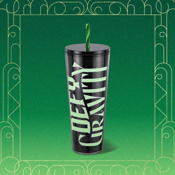 STARBUCKS X WICKED ELPHABA collection Defy Gravity Glow-in-the-Dark Cold Cup - Picture 1 of 8